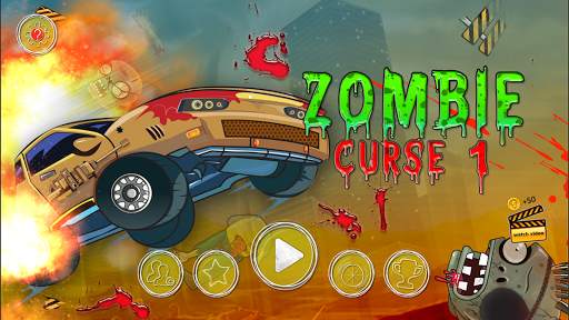 Zombie Curse  Driving -Stupid Zombies screenshot 1