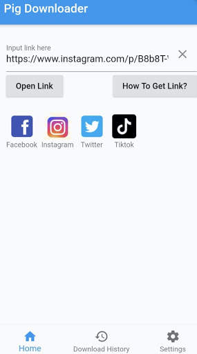 Fast downloader-- For TikTok/Tumblr and many other screenshot 1
