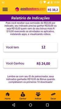 Postbookers Ganhar Dinheiro 6 تصوير الشاشة