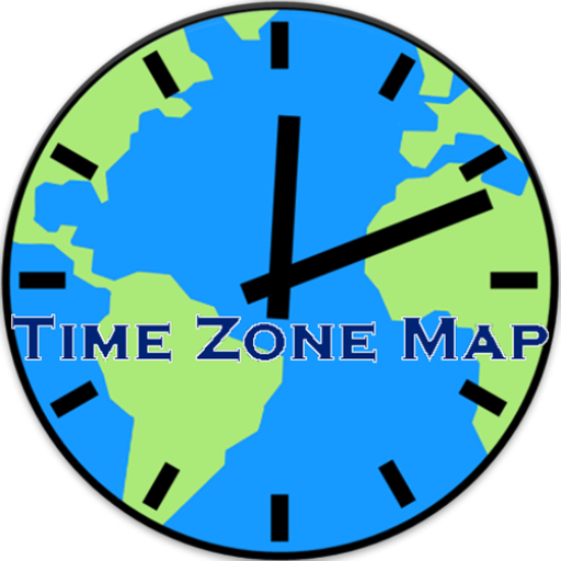 Time Zone Map आइकन
