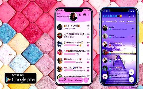 GB WA Pink Transparan - WA Terbaru screenshot 2