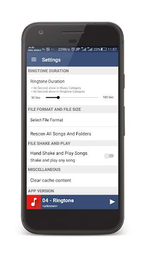 Music   Ringtone Folder Player screenshot 1