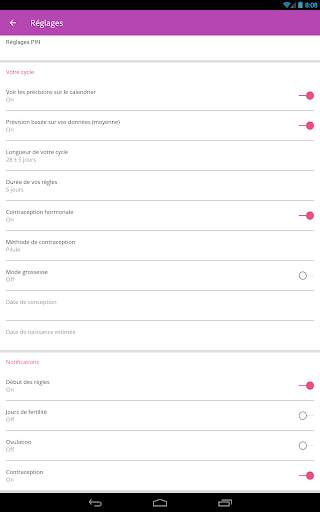 Ovu - Suivi de règles gratuit screenshot 19