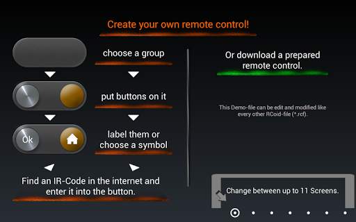 RCoid free - IR Remote Control screenshot 8