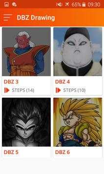 How to draw Dragon Ball Z Characters (DBZ Games) screenshot 3