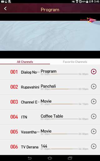 Dialog TV hub screenshot 5