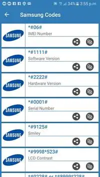 Android all Mobile Phone Secret Codes free apps By screenshot 5