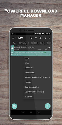 1DM+: Browser, Video, Audio, Torrent Downloader screenshot 5