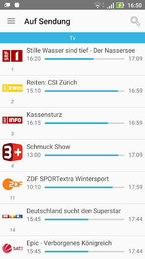 Fernsehprogramm Schweiz Cisana screenshot 1