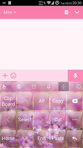 Keyboard Theme Glass Garden screenshot 4
