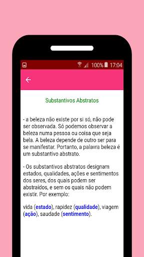 Gramática Portuguesa Lições 5 تصوير الشاشة