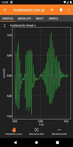phyphox screenshot 3