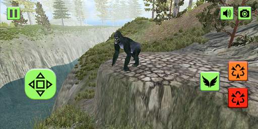 Flying Gorilla Simulator: Wild Gorilla Jungle screenshot 2