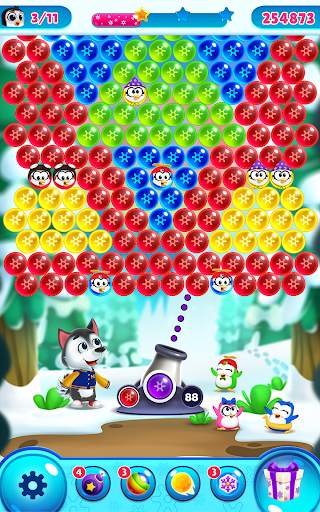 فقاعات الكلاسيكية - Frozen Pop 16 تصوير الشاشة