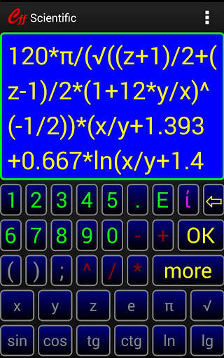Calc for func screenshot 1