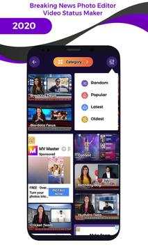 Breaking News Video Maker Media News Photo Editor screenshot 4