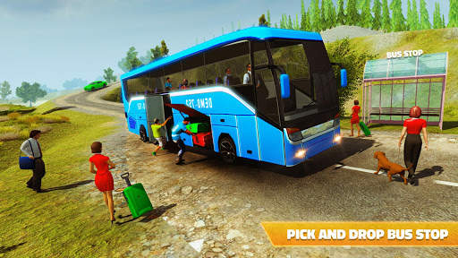 Offroad Bus Hill Driving Sim: Mountain Bus Racing screenshot 18