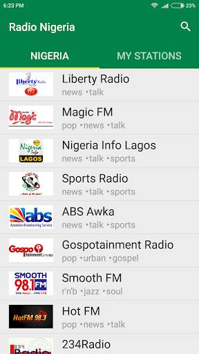 Online Radio Nigeria screenshot 1