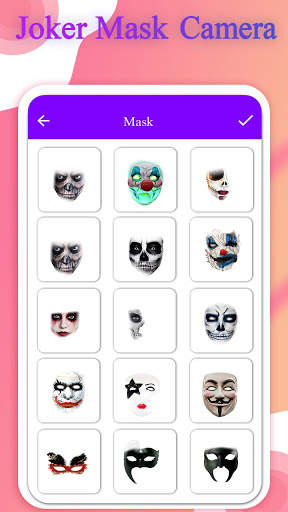 Mask Camera & Clown & Wallpaper screenshot 1