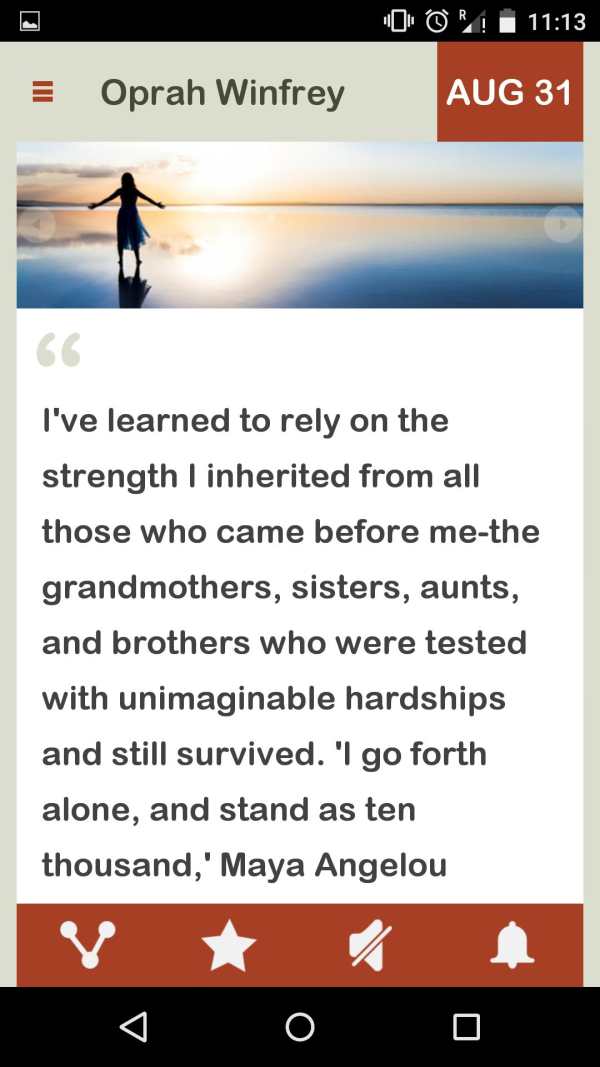 Oprah Wisdom Daily screenshot 2