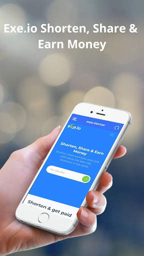 Exe.io - Shorten, Share & Earn Money screenshot 1
