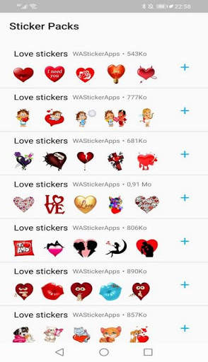 Heart Stickers For WhatsApp screenshot 3