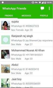 New Friends For WhatsApp screenshot 1