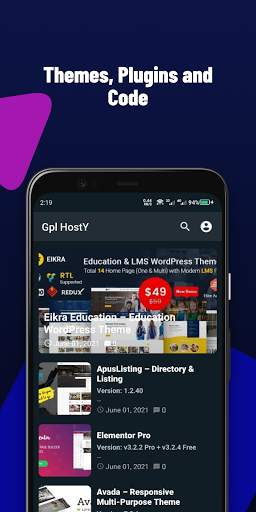 GPL HOSTY ~ WP Themes and Plugins Free Download screenshot 1