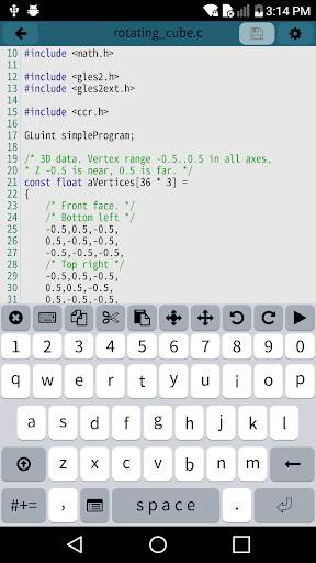 Mobile C [ C/C   Compiler ] screenshot 2
