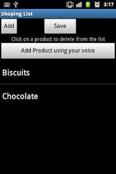 Shopping List (Voice Control) screenshot 2