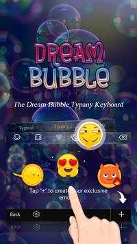 Dream Bubble Theme&Emoji Keyboard screenshot 4