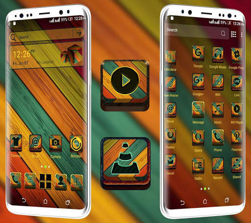 Colorful Stripes Theme screenshot 2