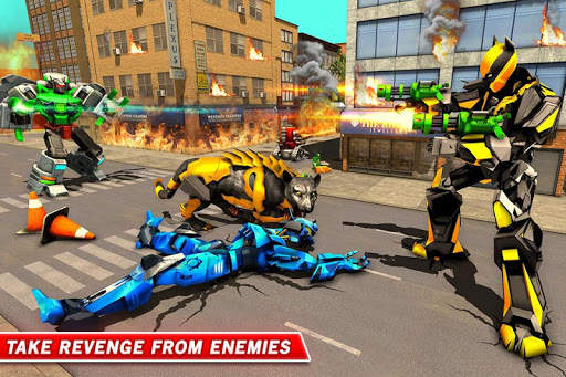 Panther Robot Car Transform screenshot 1