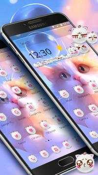Cute kitten pink Kitty theme screenshot 3