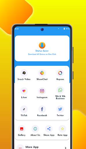 Status Saver - SnackVideo, WhatsApp, Tiktok, Likee screenshot 3