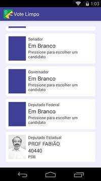 Vote Limpo screenshot 6