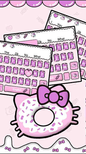 Cute Kitty Donut Keyboard screenshot 3