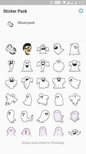 Ghost Stickers for Whatsapp screenshot 2