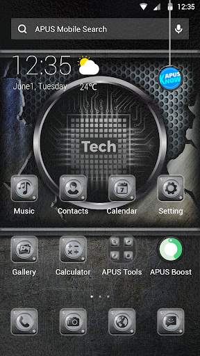 Punk APUS Launcher theme screenshot 3