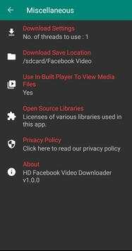 HD Facebook Video Downloader screenshot 4