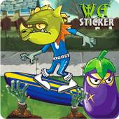 Wa Sticker for Plant vs zombie 1.0