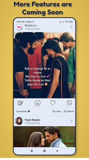 Latest Romantic Shayari with Editor लव शायरी Palat screenshot 8