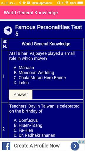 World General Knowledge screenshot 4
