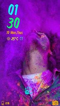 Holi CM Launcher &Locker Theme screenshot 1