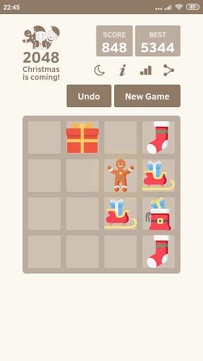 2048 Christmas 🎁 Puzzle Game screenshot 3