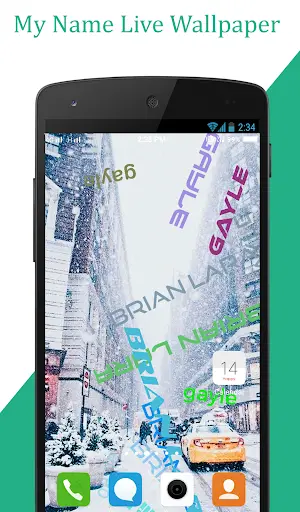 My Name Live Wallpaper скриншот 7