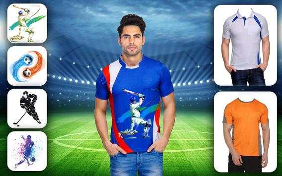 Sports Jersey Design Maker - T Shirt Photo Editor 4 تصوير الشاشة