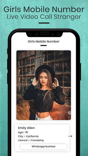 Girls Mobile Number Live Video Call Stranger screenshot 1