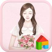 sweetgirl dodol launcher theme 1.2