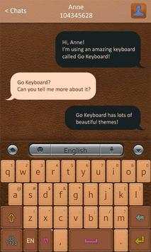 Leather GOKeyboard Theme Emoji screenshot 2